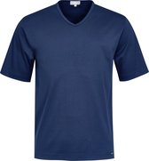 Mey pyjamashirt korte mouw - Melton - donkerblauw - Maat: XXL