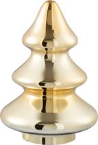 Kerstboom | glas | goud | 19x19x (h)25.5 cm