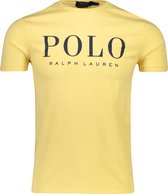 Polo Ralph Lauren  T-shirt Geel Geel Aansluitend - Maat XL - Heren - Lente/Zomer Collectie - Katoen