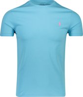 Polo Ralph Lauren  T-shirt Blauw Aansluitend - Maat M - Heren - Lente/Zomer Collectie - Katoen