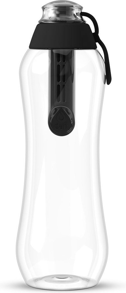 Dafi SOFT Waterfiltratiefles 0,5 l Zwart
