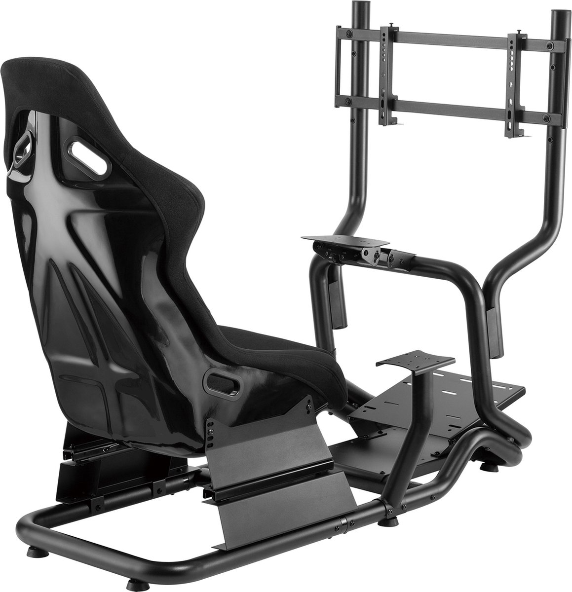 Racing Simulator - Cockpit 3 en 1 Chaise de jeu jusqu'à 130 kg