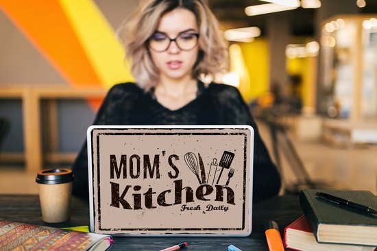 Sticker ordinateur portable - 13,3 pouces - Cuisine - Mam - Vintage