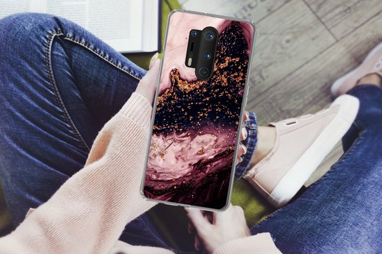Coque OnePlus 8 Pro - Marbre - Pierres naturelles - Minéraux - Coque de téléphone en Siliconen