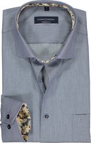 CASA MODA comfort fit overhemd - blauw (contrast) - Strijkvrij - Boordmaat: 45