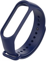 DrPhone XB2  - Mi band - Horlogeband - Armband Geschikt voor smartwatches/Mi band 5/6 - Donker Blauw