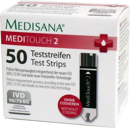 Medisana MediTouch2 Bloedglucoseteststrips - Medisana