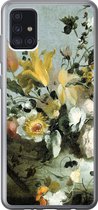Geschikt voor Samsung Galaxy A52 5G hoesje - Bloemen - Oude meesters - Barok - Siliconen Telefoonhoesje