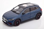 Mercedes-Benz GLA AMG Line (Blauw) (23 cm) 1/18 Solido - Modelauto - Schaalmodel - Model auto - Miniatuurautos - Miniatuur auto
