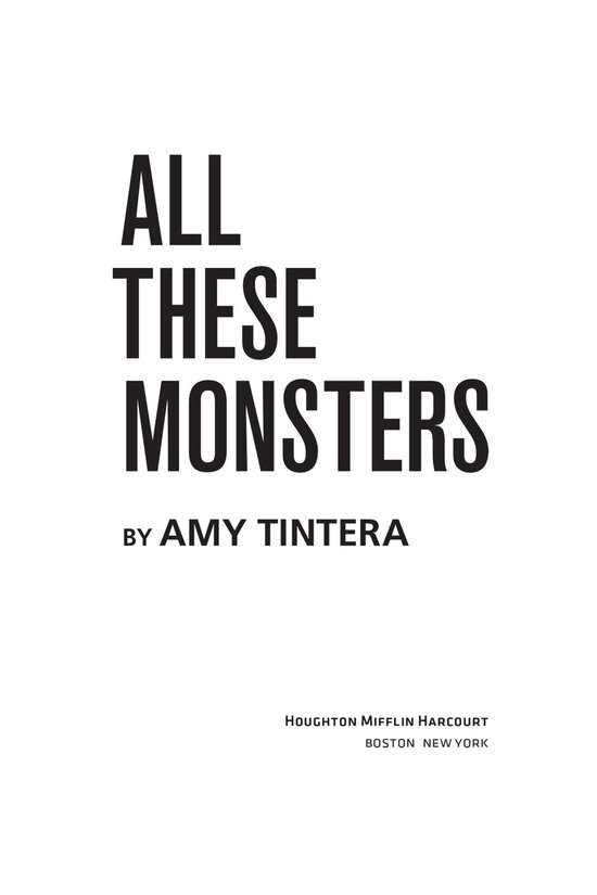 All These Monsters - All These Monsters - cover