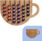 SW Capsulehouder | Capsulehouders Nespresso | Cup houders | Bamboe Capsulehouder | Ophangen zonder boren