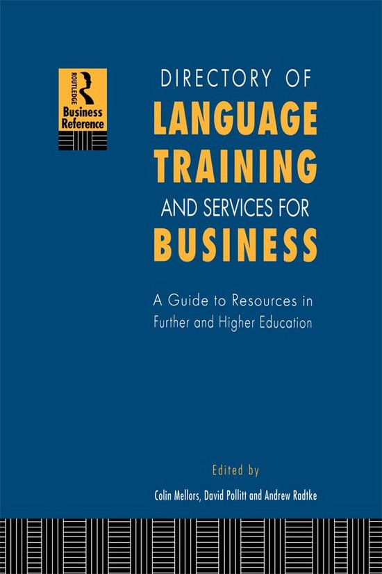 Directory of Language Training and Services for Business - cover