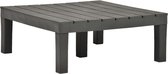 Decoways - Tuintafel 78x78x31 cm kunststof antraciet