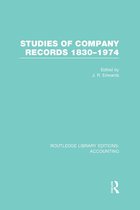 Studies of Company Records 1830-1974 .