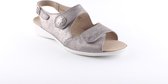 Solidus klittenband sandaal 70000 Taupe wijdte F