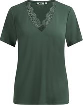 WE Fashion Dames T-shirt met kant