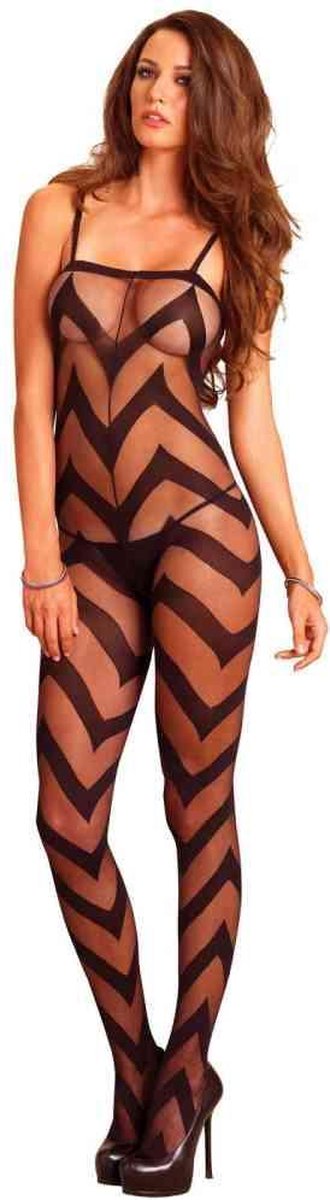 Leg Avenue Bodystocking - zwart - one size
