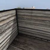 Villa Madelief | Balkonscherm planken horizontaal | 100x150cm | Enkelzijdig | Balkondoek