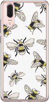 Huawei P20 siliconen hoesje - Queen bee