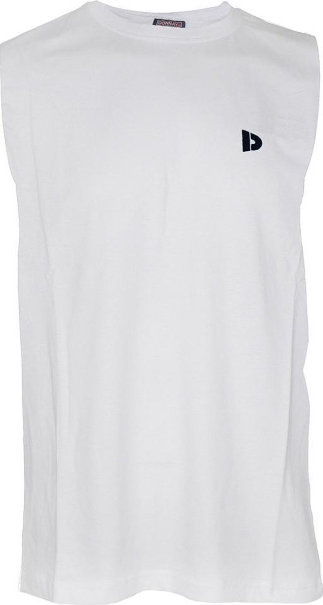 Donnay Tshirt zonder mouw Tanktop Sportshirt Heren Maat S Wit Donnay Tshirt zonder mouw Tanktop Sportshirt Heren Maat S Wit