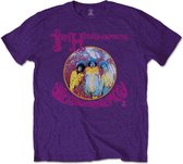 Jimi Hendrix Heren Tshirt -S- Are You Experienced Paars