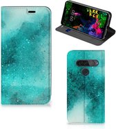 LG G8s Thinq Bookcase Painting Blue