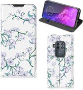 Motorola One Zoom Smart Cover Blossom White