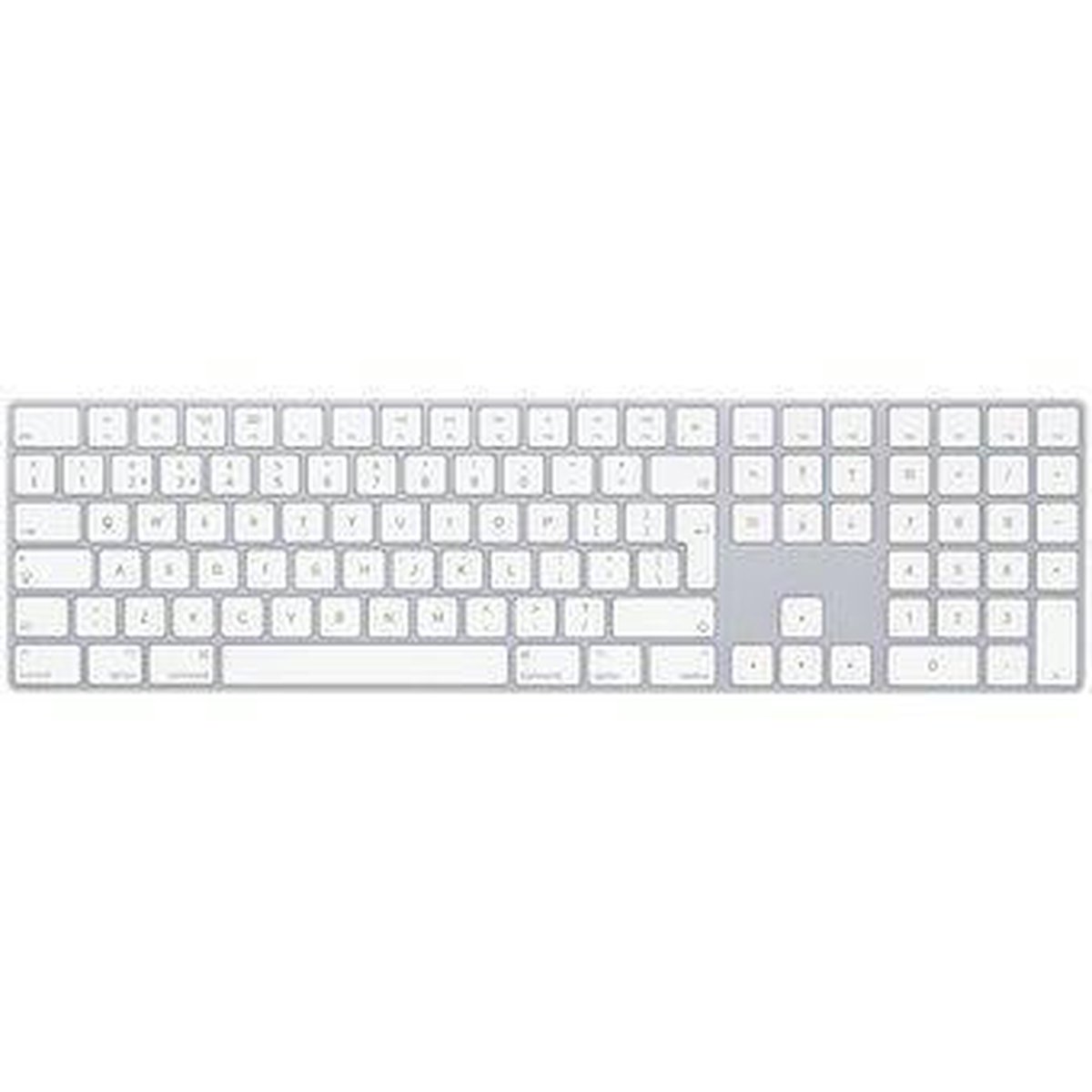 Gemarkeerd Portaal piek Apple Magic Keyboard numeric - Draadloos toetsenbord - Full Size - Wit /  zilver | bol.com