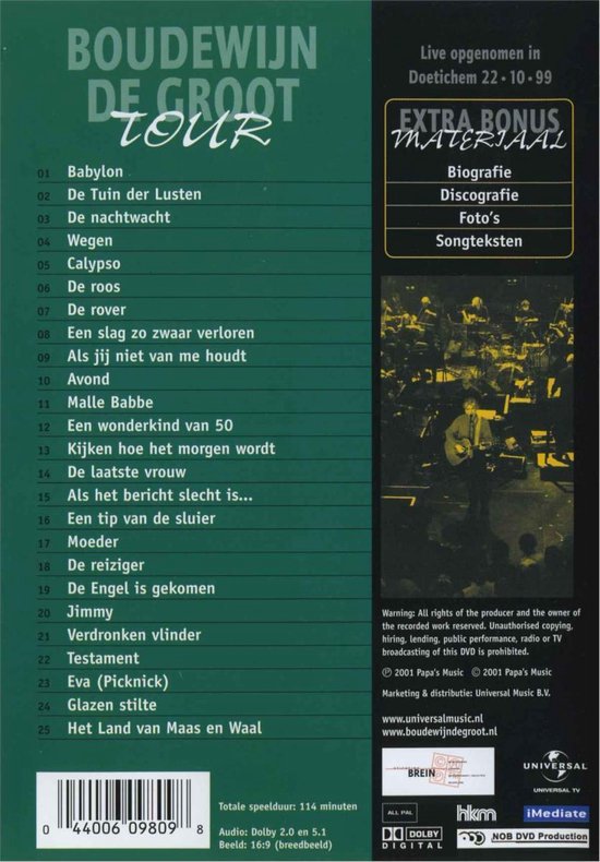 Famous Food 7447w3 Boudewijn De Groot