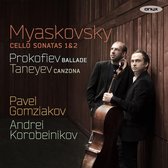 Pavel Gomziakov & Andrei Korobeinikov - Myaskovsky: Cello Sonatas Nos. 1 & 2 / Prokofiev: Ballade / Taneyev: Canzona (CD)