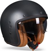 Scorpion Belfast Carbon Mat Zwart Jethelm - Motorhelm - Maat M