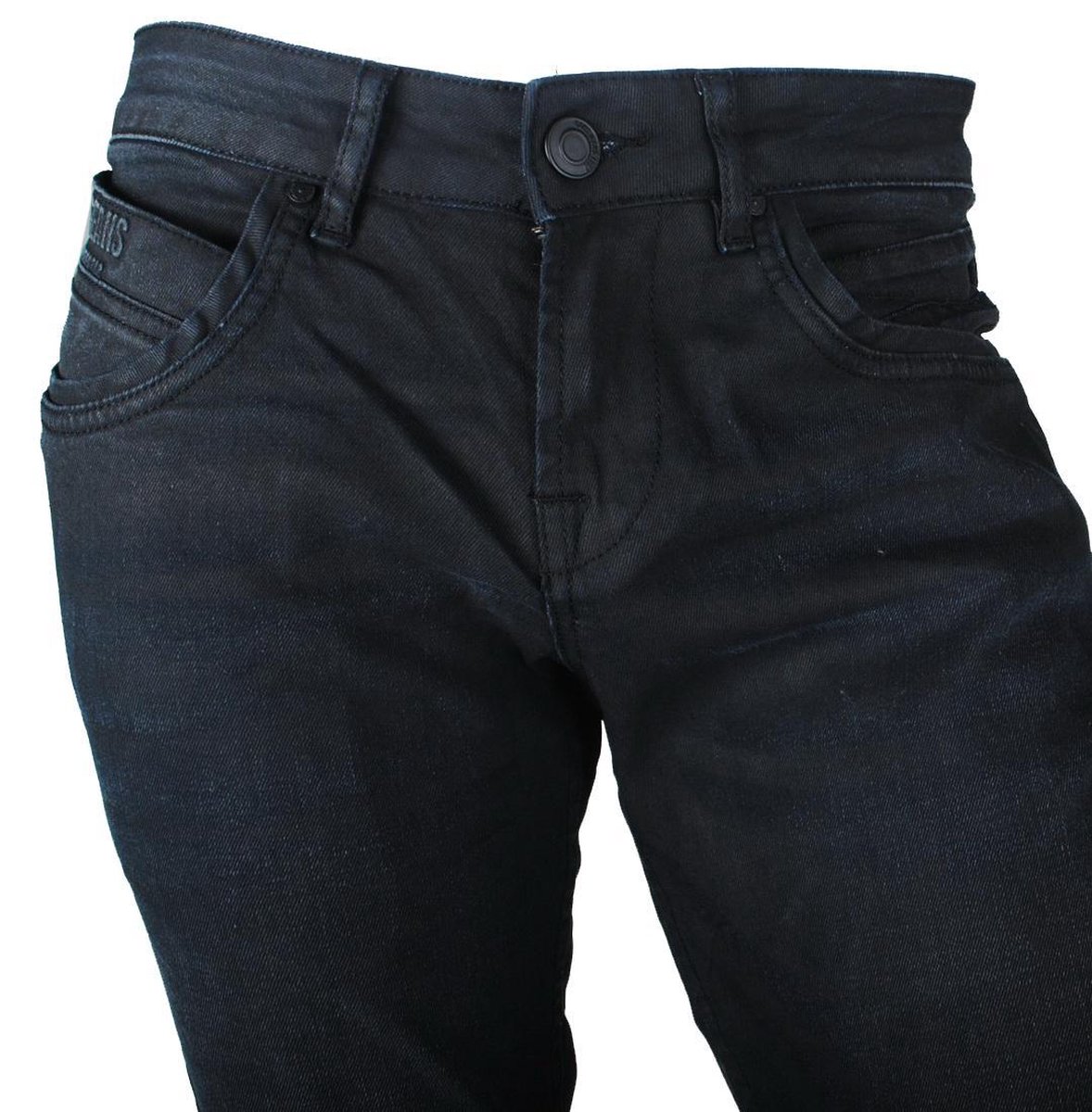 Cars Jeans - Heren Jeans - Model Henlow - Regular Fit - Lengtemaat 36 -  Black Coated | bol