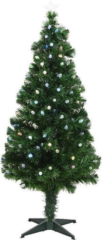 Kunstkerstboom met glasvezel verlichting en decoratie - Kerstboom