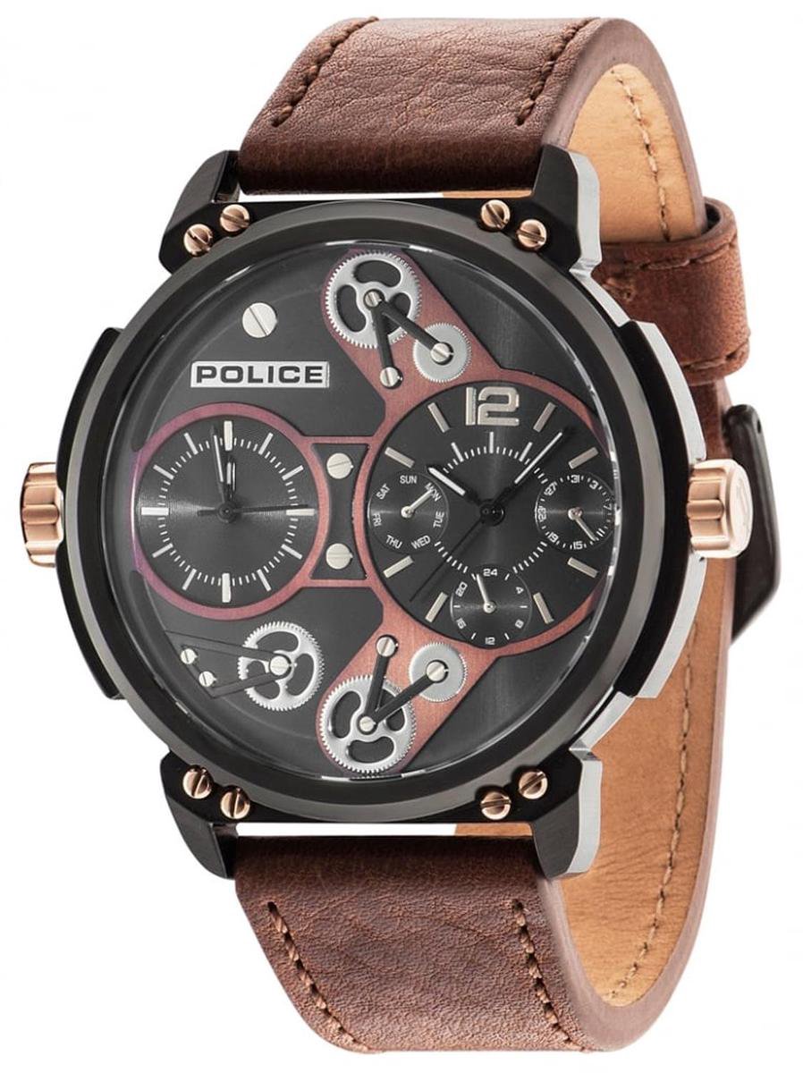Police watches steampunk PL.14693JSB-02A Mannen Quartz horloge
