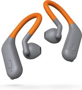Thomson WEAR8500BT True-Wireless-sport-koptelefoon,oorbeugel,microfoon,grijs/oranje