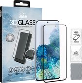 Eiger Samsung Galaxy S20 Tempered Glass Case Friendly Zwart Gebogen