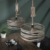 Dubbele Hanglamp 'Raúl' 2 x Ø40cm