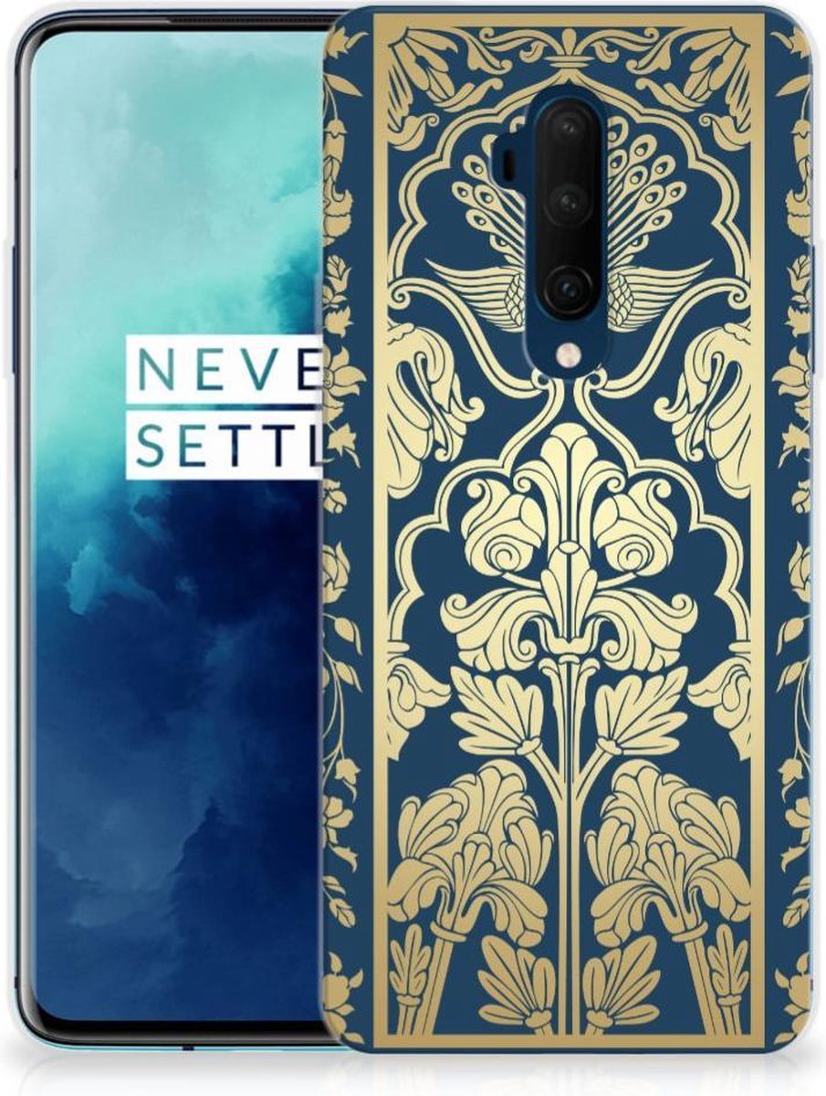 OnePlus 7T Pro TPU Case Beige Flowers