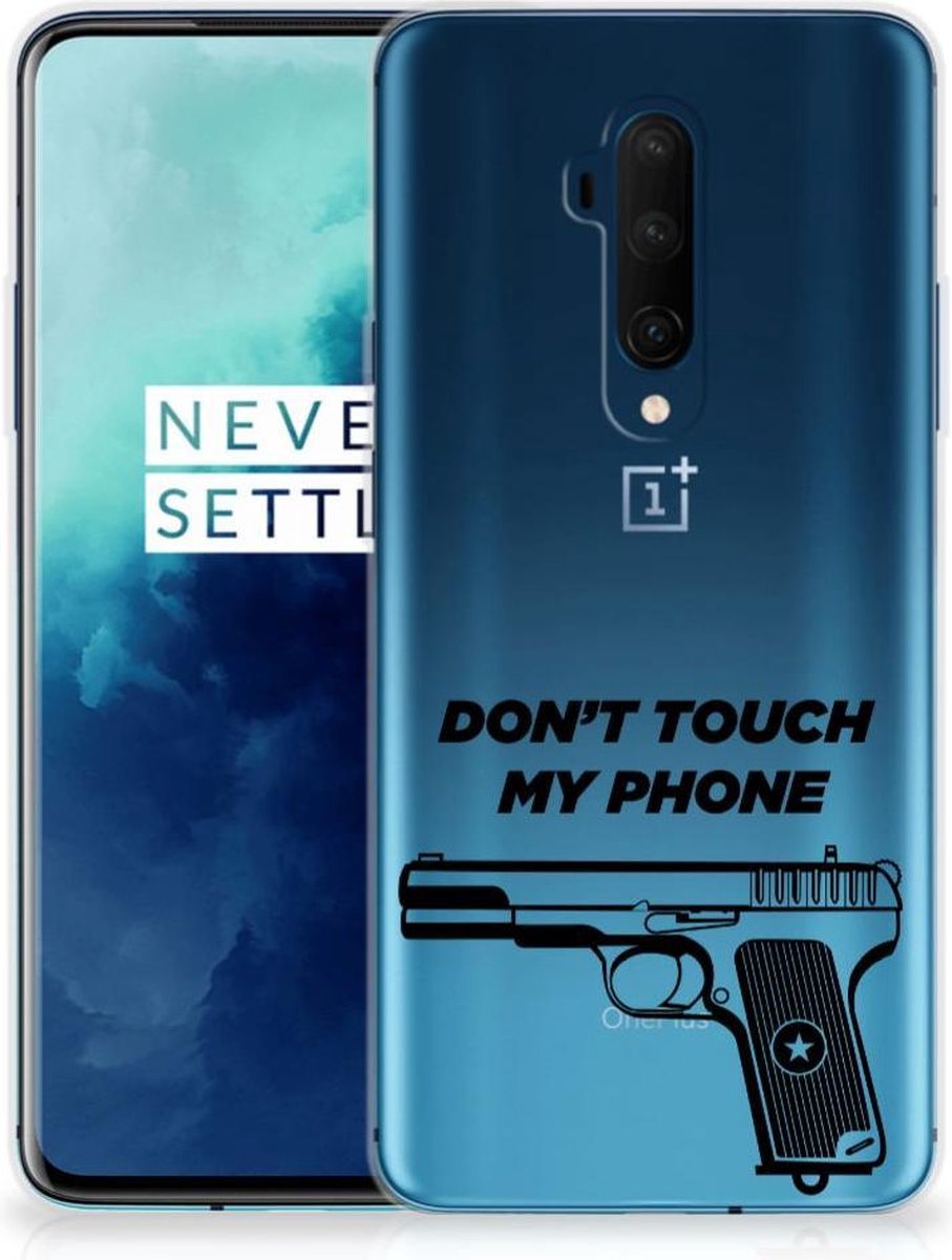 OnePlus 7T Pro Silicone-hoesje Pistol DTMP