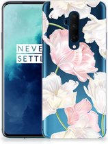 Back Case OnePlus 7T Pro TPU Siliconen Hoesje Lovely Flowers