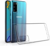 Hoesje Geschikt Voor Samsung Galaxy S20 Hoesje TPU Back Cover - Transparant