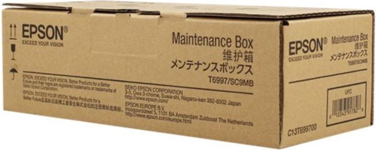 Box Epson C13T699700 Transparent White Multicolour
