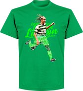 Larsson Celtic Script T-shirt - Groen - M