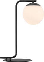 Nordlux Grant tafellamp - glazen bol - 41 cm hoog - E14 - zwart