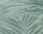 PALMBLAD BEHANG | Botanisch - grijs groen - A.S. Création AS Neue Bude 2.0 editie 2