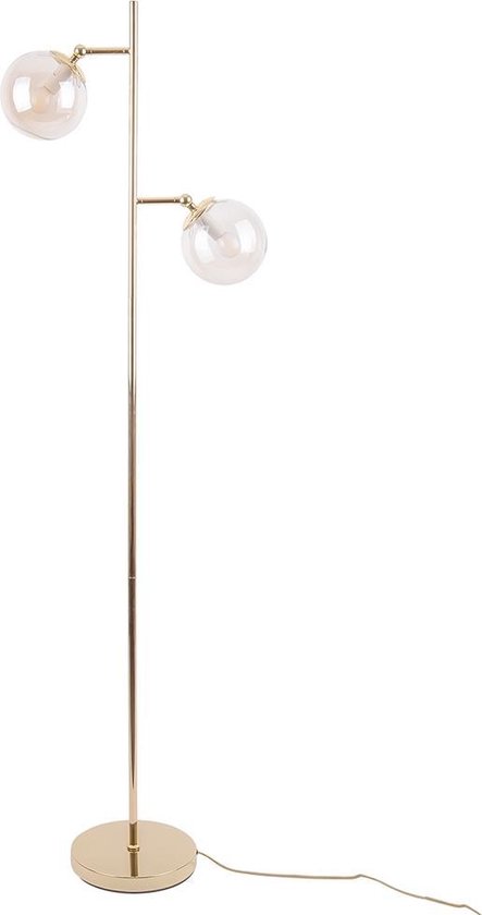 Leitmotiv Vloerlamp Shimmer 152 23 Cm E14 Staal 5w Goud | bol.com