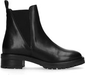 Sacha - Dames - Zwarte leren chelsea boots - Maat 39