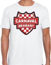 Carnaval verkleed t-shirt Brabant wit voor heren L