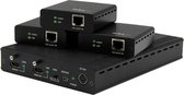 StarTech 3-Poort HDBaseT Extender set met 3 ontvangers - 1x3 HDMI over CAT5 splitter - 4K