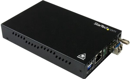 StarTech.com Convertisseur de média Gigabit Ethernet cuivre vers fibre optique SM LC 20 km